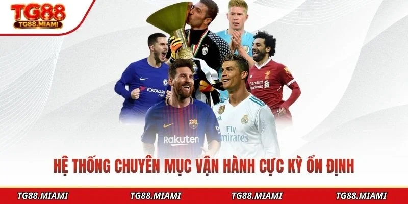 Hệ thống chuyên mục vận hành cực kỳ ổn định