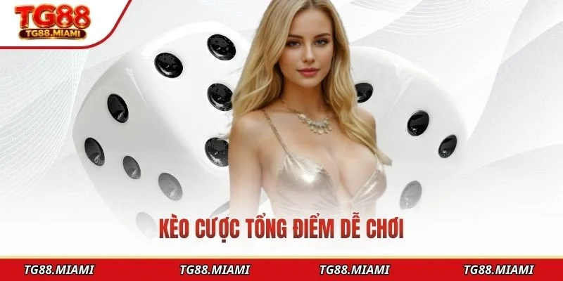 Kèo cược tổng điểm dễ chơi tại tài xỉu online
